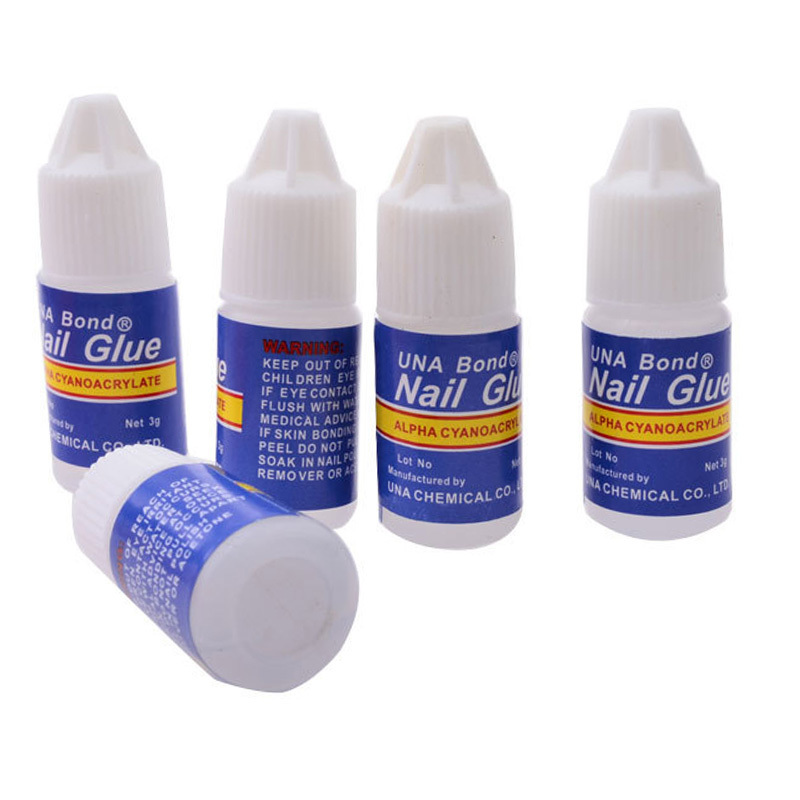 

2 Pcs Nail Art Glue Super Sticky Fast Drying Rhinestone False Adhensive Builder Gel Oa66, As shows