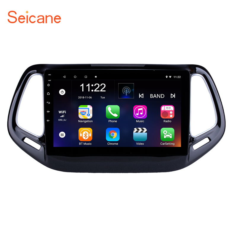 

Seicane 2GB ROM 32GB Car Radio Multimedia Player Android 10.0 10.1 inch for 2017 GPS Support DAB+ DVR USB car dvd