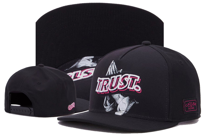 

Snapbacks Hat Cayler & Sons Hip Hop fashion Snapbacks adjustable Hats Men Caps Women Ball Caps HiP Hop Summer Hat Trust Design Snapback Hat, As picture show