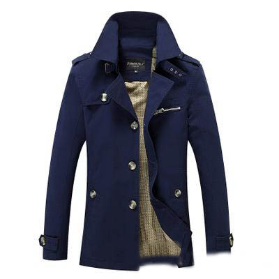 

Wholesale- Men's Jacket jacket coat spring and autumn men jacket casual washed long outerwear coats mens cotton jackets winter down parka