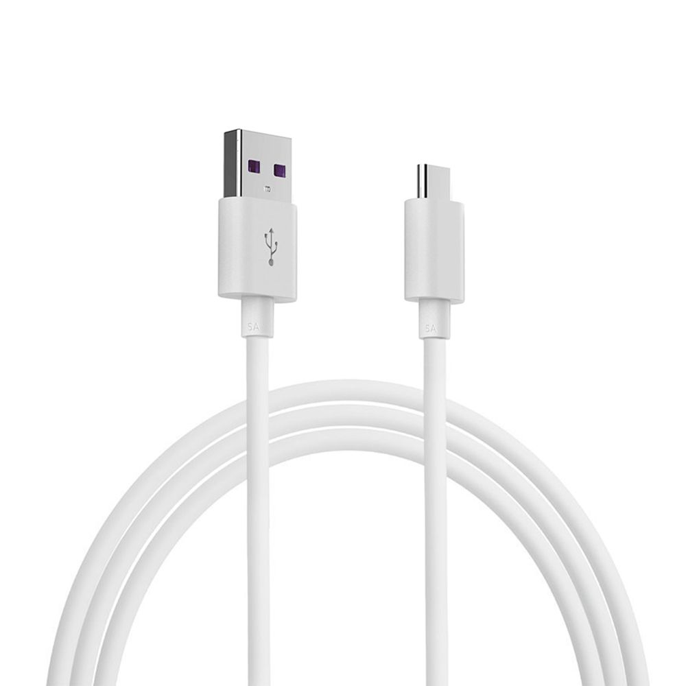 

2M 5A USB Type-C Fast Charge Cable for Huawei P20/Mate 9 Pro/Mate 10/P20 Lite, White