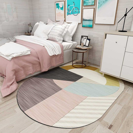 

Lrregular Geometric Carpet Bedroom Living Room Sofa Non-slip Mat