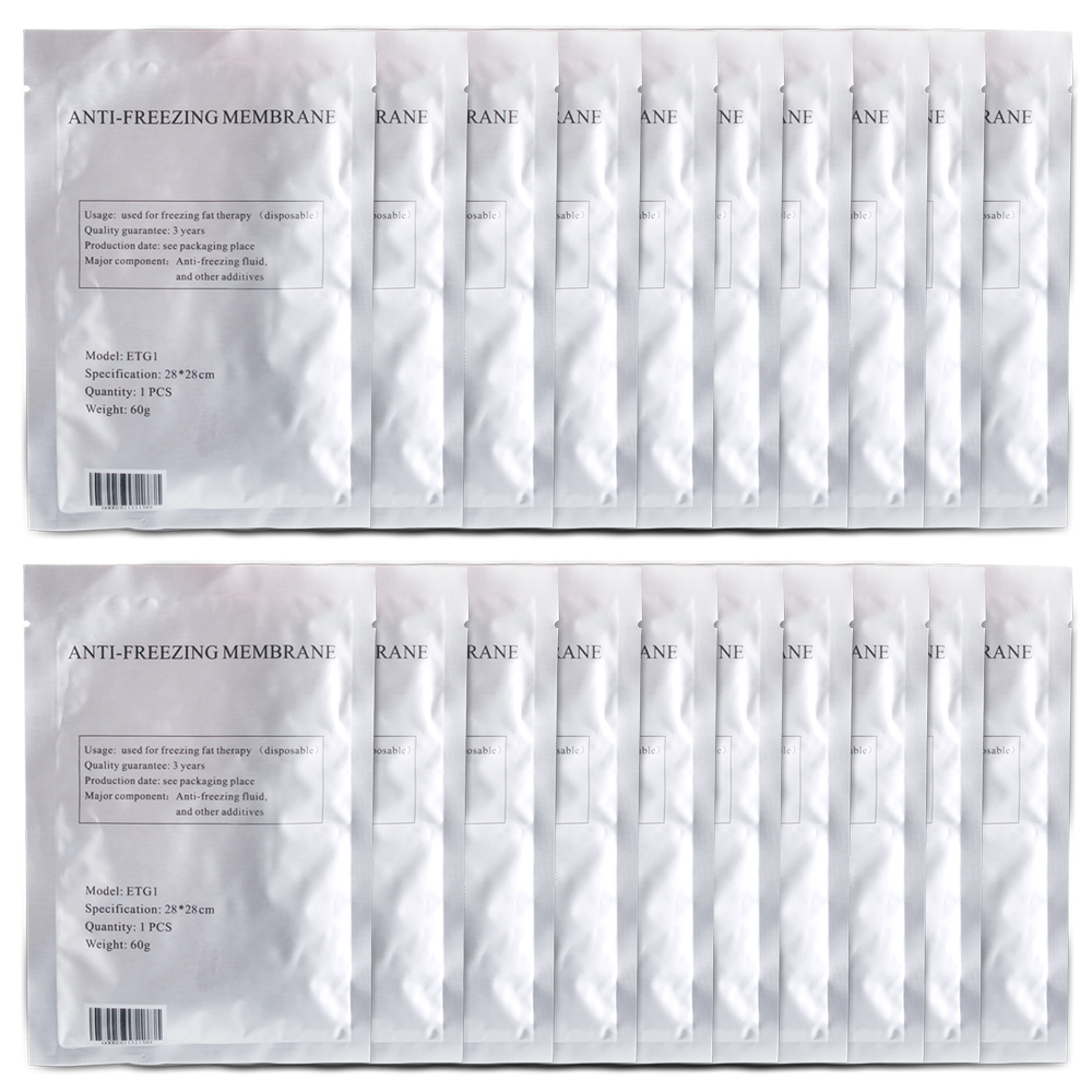 

20PCS Cooling Fat Frozen Membranes For Fat Cold Body Slimming Weight Loss Machine US Stock Beauty Equipment Parts