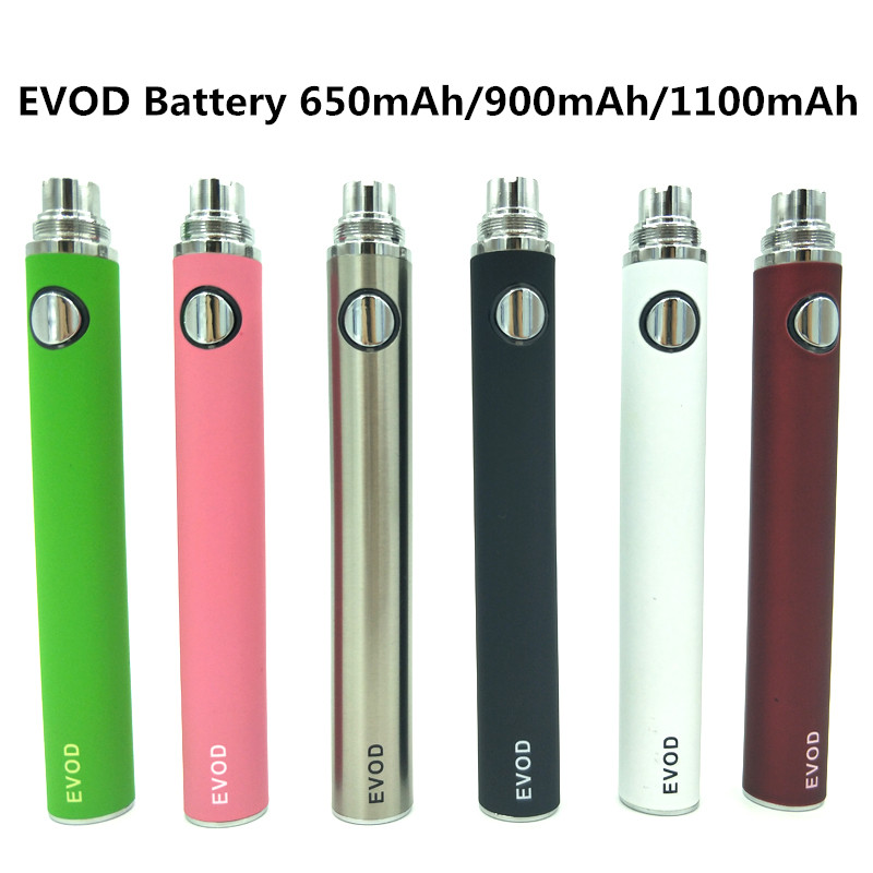 

Evod Vape Pen Battery Vaporizer 650mAh 900mAh 1100mAh 510 Thread Battery For MT3 Atomizer Electronic Cigarettes DHL Free