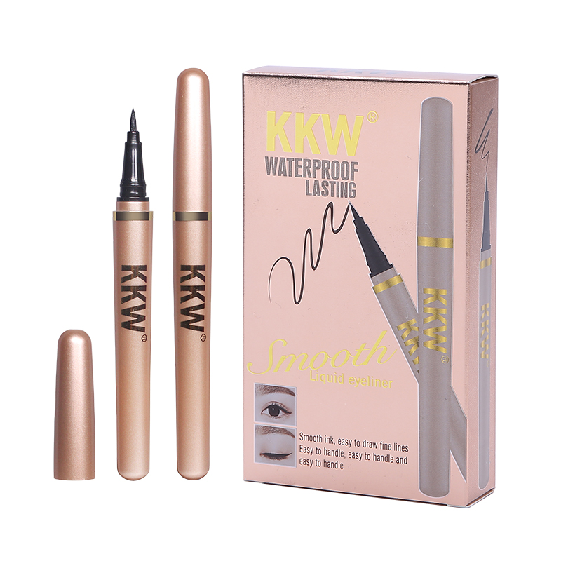 

Black Eyeliner Pencil Fast Dry Liquid Eye Liner Pen Women Eyes Makeup Waterproof Eyeliners Make up Cosmetic Tool, Black shade