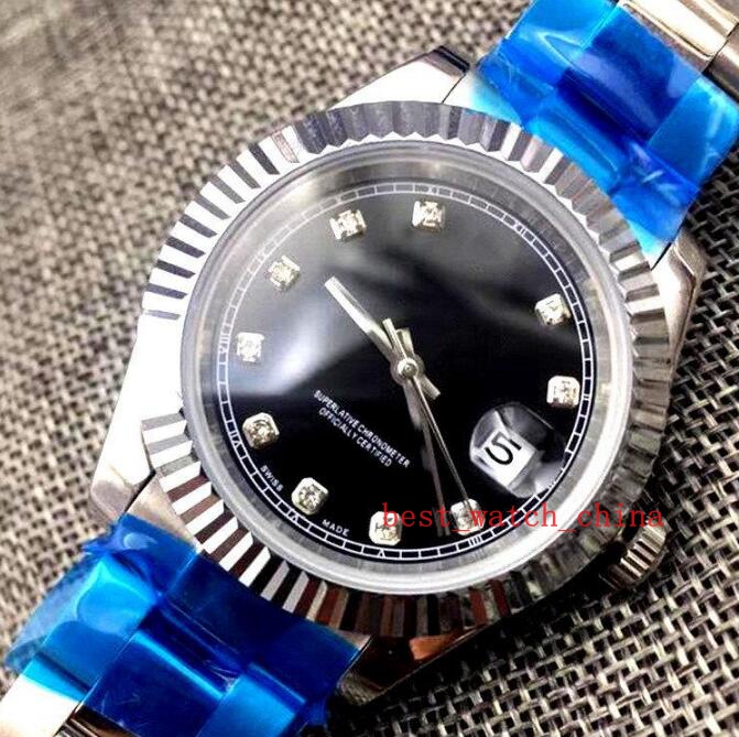 

10 Hot selling luxury watch 36mm 41mm 126333 126300 126334 126301 126333 116334 126331 Stainless Steel Automatic Wristwatches Men Watches, Slivery;brown