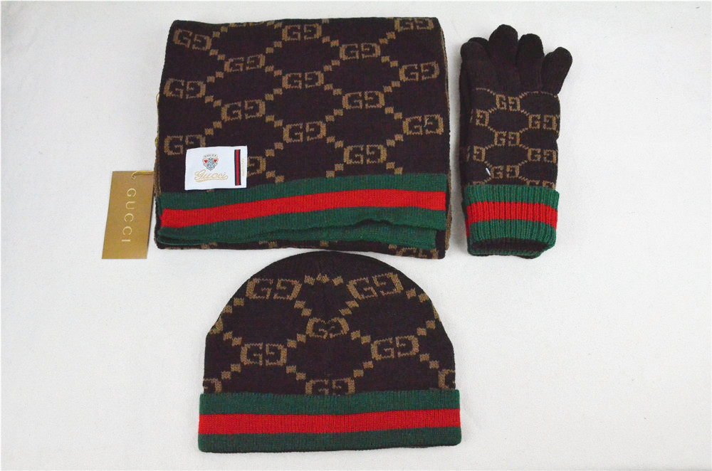 gucci hat and scarf