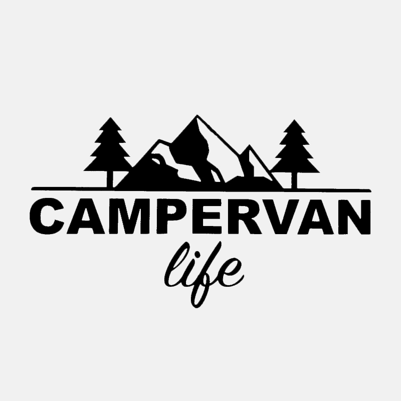 

14.8CM*8.3CM Fashion Campervan life Vinyl Wonderful Car Window Sticker Decal, Color