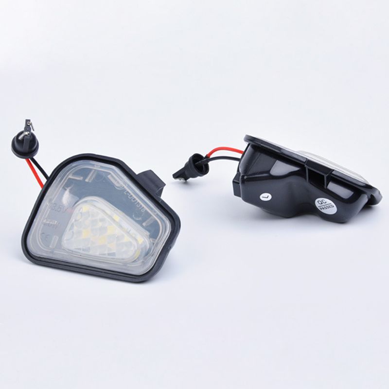 

2pcs White 6000K Side Mirror Puddle Lights LED Lamp For V~W CC Scirocco 270E