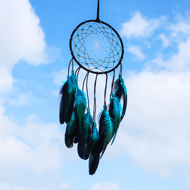 

Dream Catcher Decorative Objects Wind Chimes Art Home Craft Dreamcatcher Ornament Hanging Bedroom Decoration Gift Handmade Feather Pendants 1223395