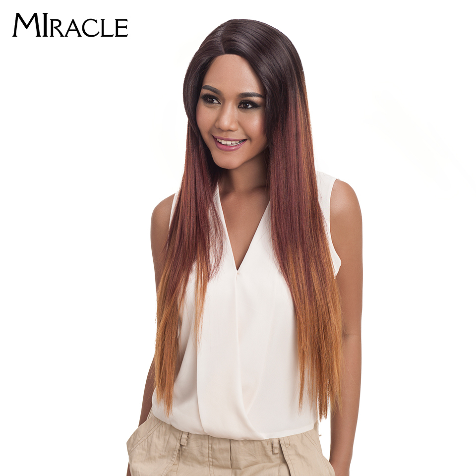 Noble Hair Ombre Wig Colorful Heat Resistant Synthetic Hair Can Be