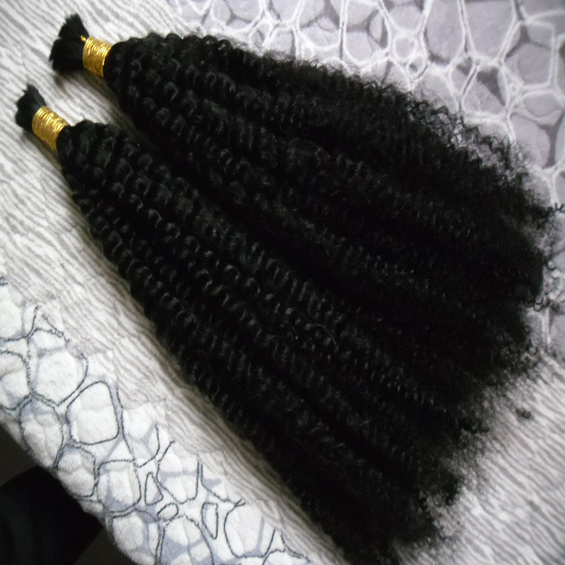 

2 Bundles mongolian kinky curly hair 200g No Weft Human Hair Bundles afro kinky curly human hair for braiding bulk no attachment