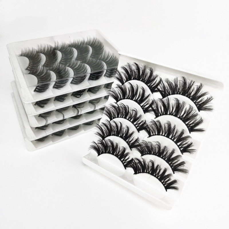 

15-20MM False Mink Eyelashes 3D Silk Hair Lashes Light Soft Handmade Eye Lashes Natural Makeup For Beauty Eyelashes Extension