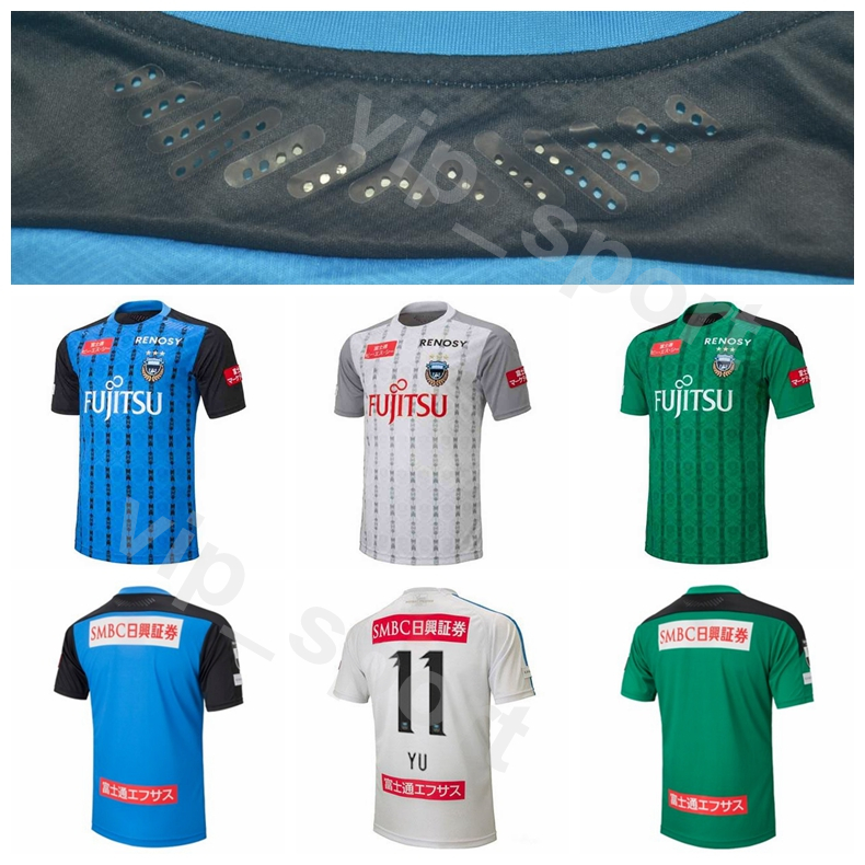 

J1 League 19 20 Kawasaki Frontale Soccer Jersey 9 Leandro Damiao 16 Tatsuya Hasegawa 8 Yasuto Wakisaka 11 Yu Kobayashi Football Shirt Kits, White