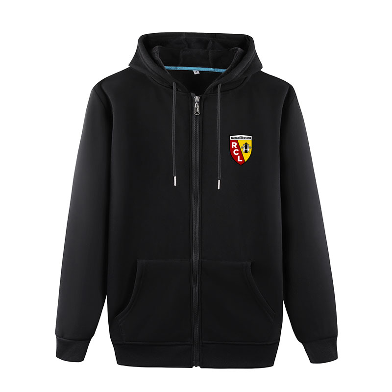 RC Lens Football Team 2020 Autumn Soccer Sports Fashion Sweater Men's Football Outdoor Jogging Warm Clothing Casual Autumn Jacket