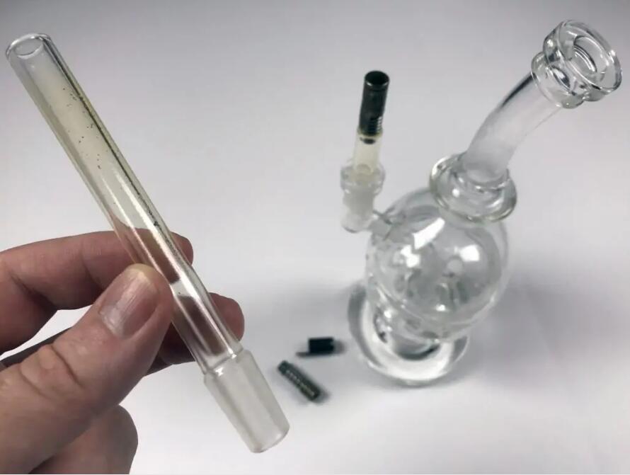 

Replaceable Glass tube for DynaVap tip with 14mm joint 12cm 7cm available ID 8mm GLASS WATER WAND V2