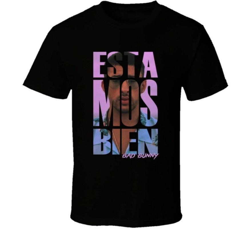 

Estamos Bien Bad Reggaeton Spanish Trap Regueton T-Shirt fashion Plus Size Tops Tee Shirt, Women white