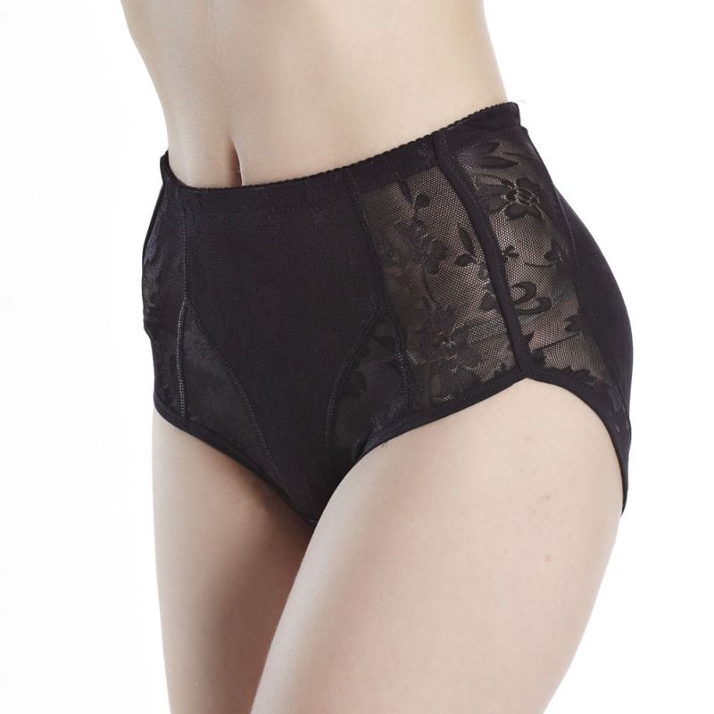 

Women Push Up Padded Underwear Body Shapewear Butt Enhancer Briefs Panties, Black