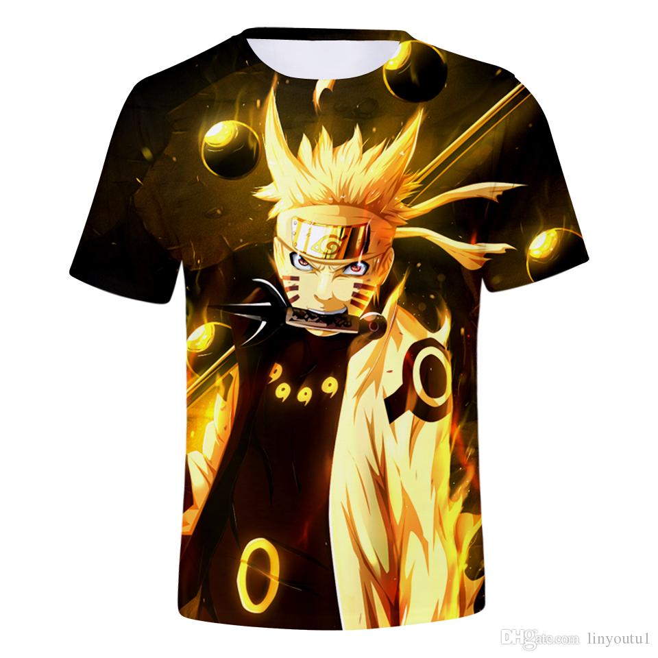 

2020 men top Naruto 3D T-shirt Men Women Short Sleeve Print Naruto costume cosplay T shirts Summer Fashion Men Women Tops, 9#