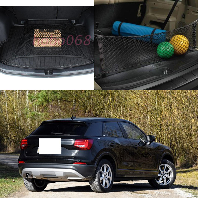 

For AUDI Q2 model Car Auto Rear Trunk Cargo Organizer Storage Nylon Plain Vertical Seat Net