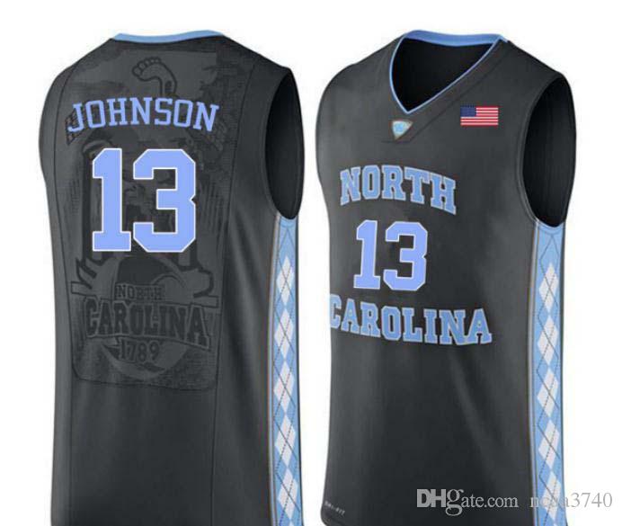 

Custom Men Youth women Vintage UNC Tarheels Cameron Johnson#13 Basketball Jersey Size S-4XL or custom any name or number jersey, White youth s-xl