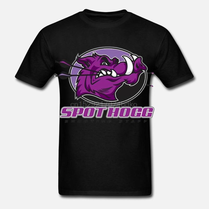 

New Popular Spot Hogg Archery Equipment Men Black T-Shirt Size -3XL, Men-darkpurple