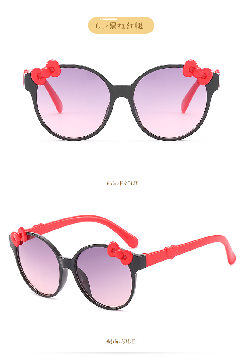

2020 Bow Boys Sunglasses Cartoon Kids Goggle Girls Baby Glasses children Princess cute baby Sunglasses Goggles 6177