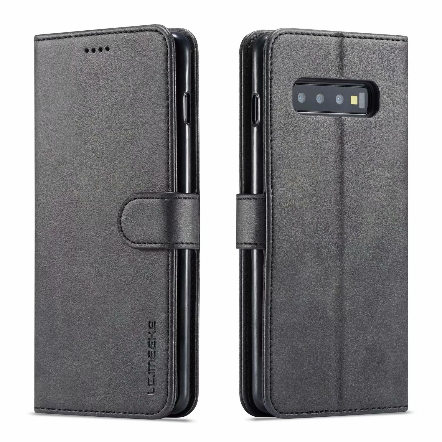 

LC.IMEEKE Leather Flip Case For Samsung Galaxy S10 S9 S8 plus S10E 5G S20 Ultra S21 Note 8 9 10 20 Phone Cover Wallet Card slot