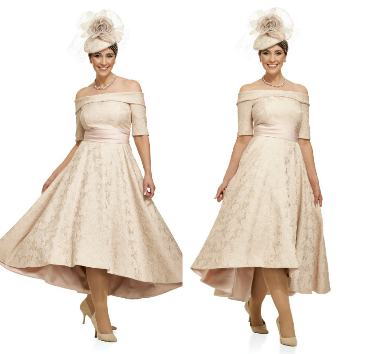 

Modest Joyceyoungcollections Bateau Half Sleeve A Line Mother Of The Bride Dress Lace Applique Mother Dress Formal Evening Gowns