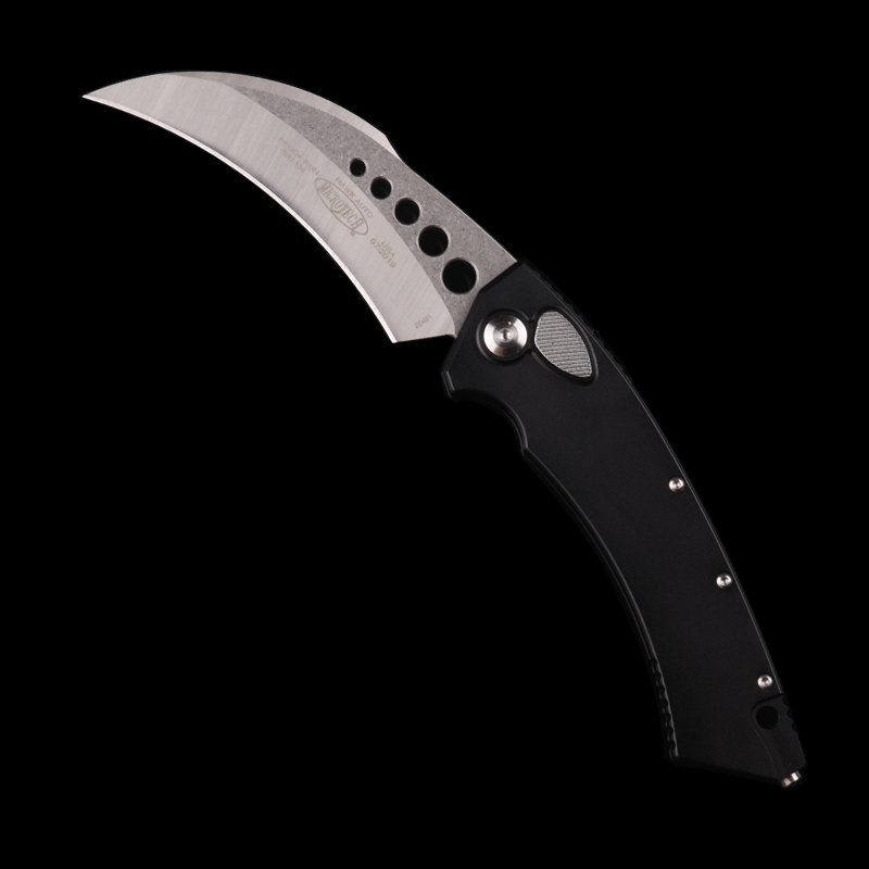 

EDC MICRO knife Micro-tech Automatic Karambit knife Hawk Auto knife Proof Run MIC 166 STONEWASH BLADE 6061-T6 Aluminum handle tactical edc