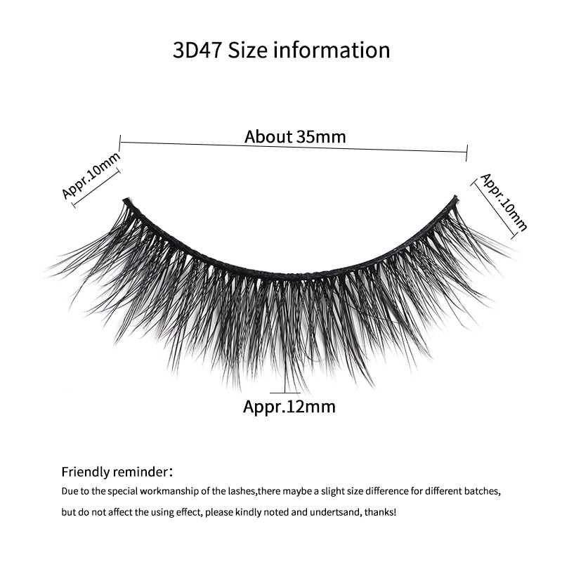 Lash Extension Size Chart