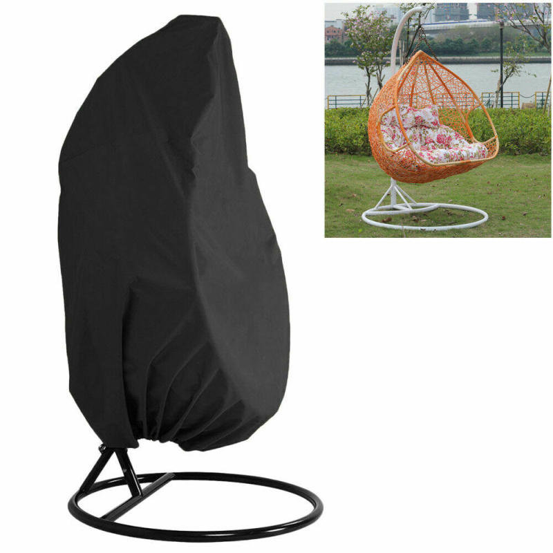 

Garden Hanging Swing Chair Cover Dustproof Waterproof UV Protection Universal Cover Polyester Outdoor Furniture Set