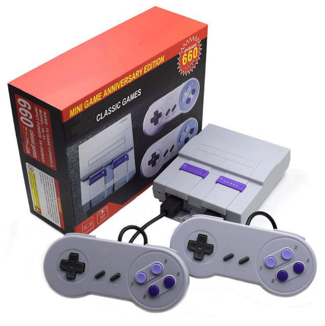 

Super Classic Game Consoles Entertainment System 660 TV Out AV Handheld Video Game Console Free Shipping