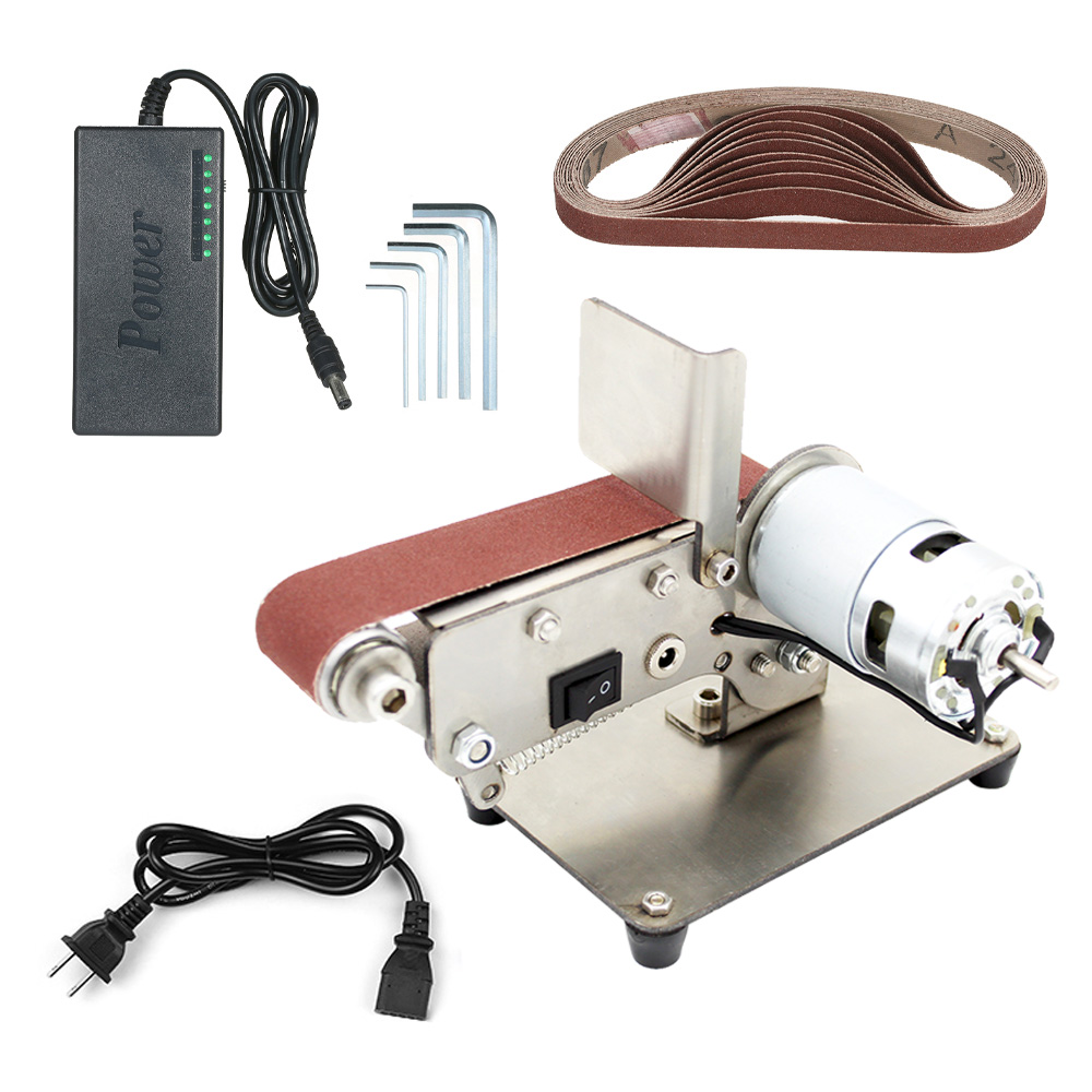 

Folding Belt Sander Multi-function Belt Sand Machine Mini Electric Grinder Small Grinding Wheel Machine 775/795/895 Motor