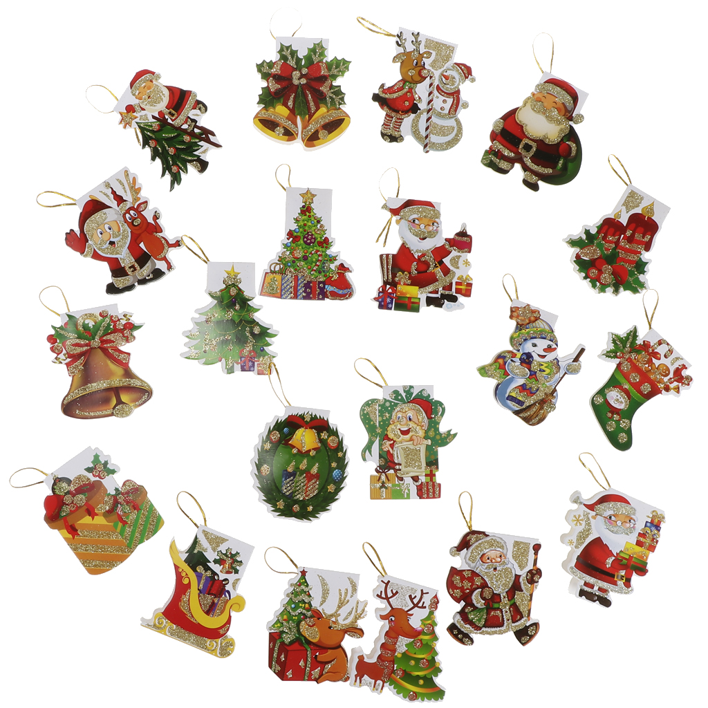 

Pack of 160, Cute Mini Christmas Message Cards Wishing Christmas Tree Hanging Ornament for Party Xmas Favor