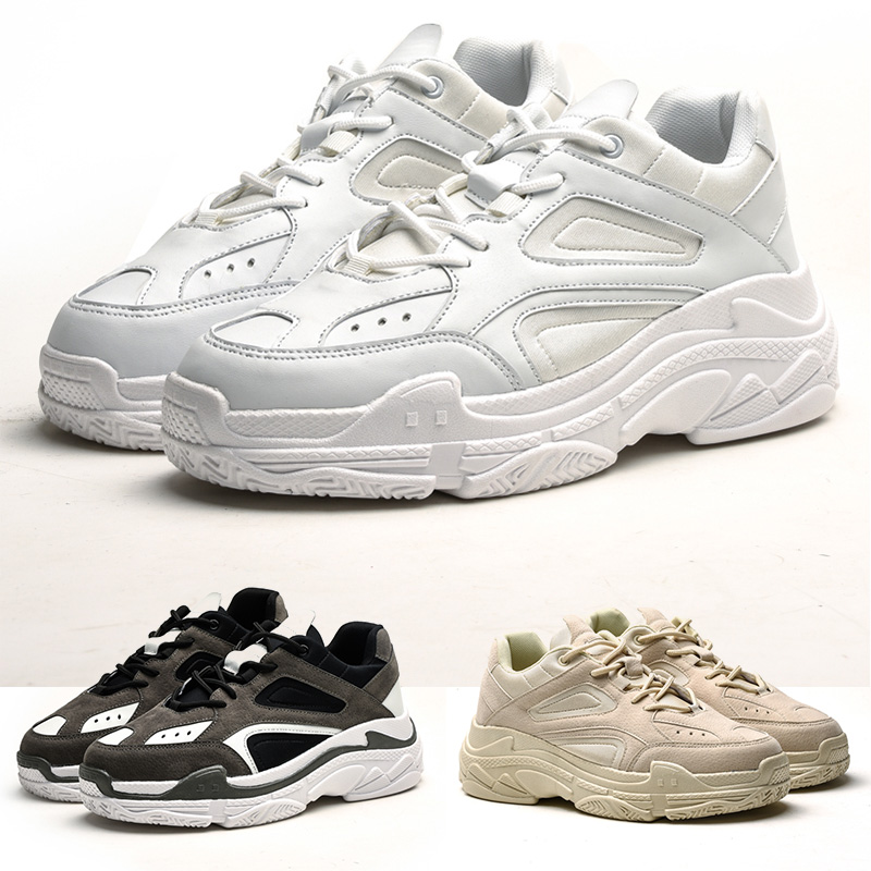 

top platform men women old casual shoes color browm blasck white breathable comfortable style trainers sneakers designer old dad shoes, C2