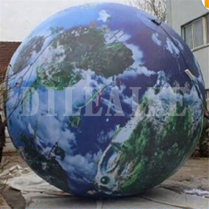 

Free Shipping 3M Outdoor Inflatable Lighted Moon Ball with LED Moon Globe/ Inflatable Moon Planet Balloon for Decora