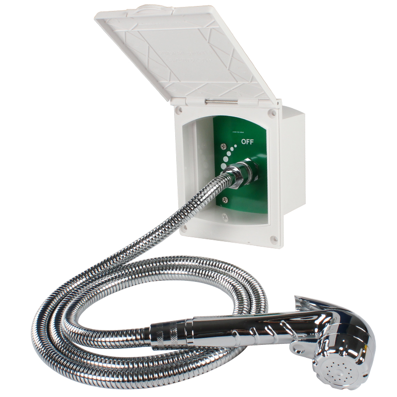 

TYTXRV White Exterior Shower Box Kit For Caravan RV Boat Motorhome