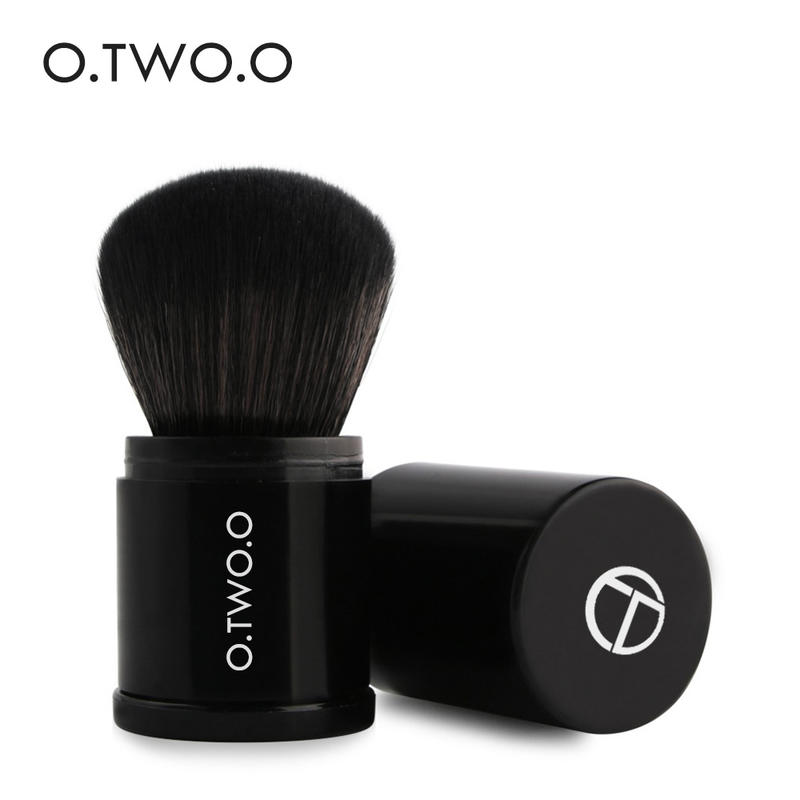 

O.Two.O Black Retractable Brush For Foundation Powder Blush Multifunctional Makeup Brush Beauty Cosmetics Tools