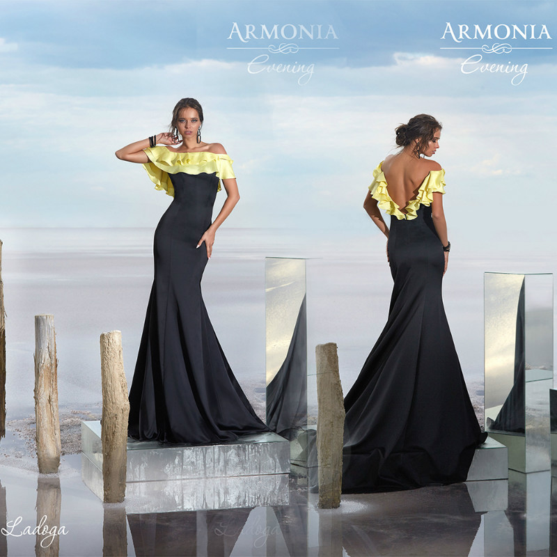 

Simple Tmarmonia Customized Mermaid Evening Dress Off Shoulder Sleeveless Backless Formal Dress Ruffles Party Bridesmaid Gown, Gray