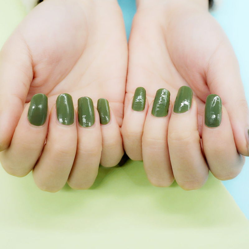 

Pure Color DIY Nail Wraps Full Cover Nails Sticker Art Decorations Manicure Adhesive Polish Nails Solid Color Valentine Gift