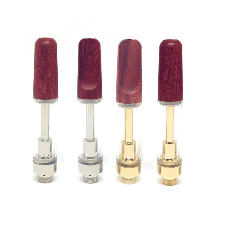 

Wood Gold Silver Thick Oil Vape Pen Cartridges 510 Atomizer Ceramic Coil Smoking Pyrex Glass Tank Vaporizer