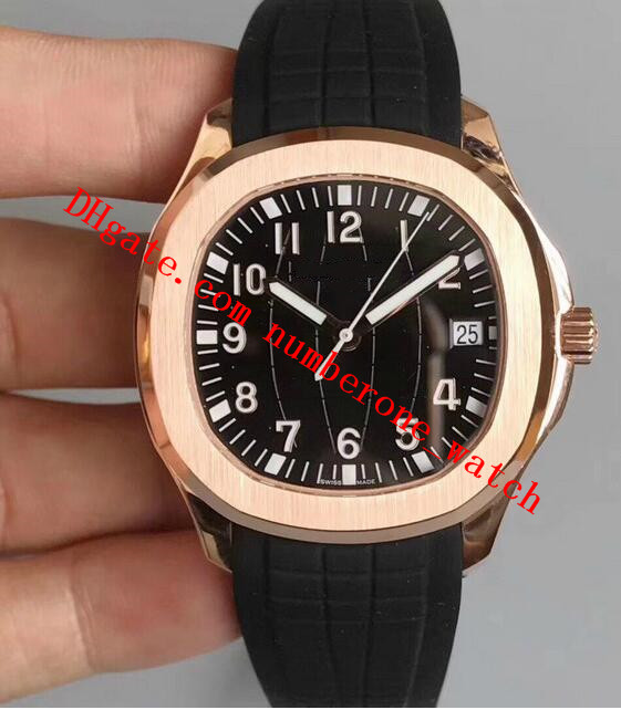 

Free Shipping Luxury Watch 5167R Aquanaut Extra Large 18kt Rose Gold Brown Dial 40mm Rubber Strap Automatic Fashion Men's Watches Wristwatch