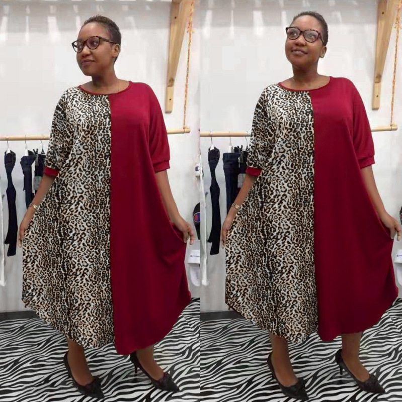 

2020 summer sexy african women printing plus size long dress