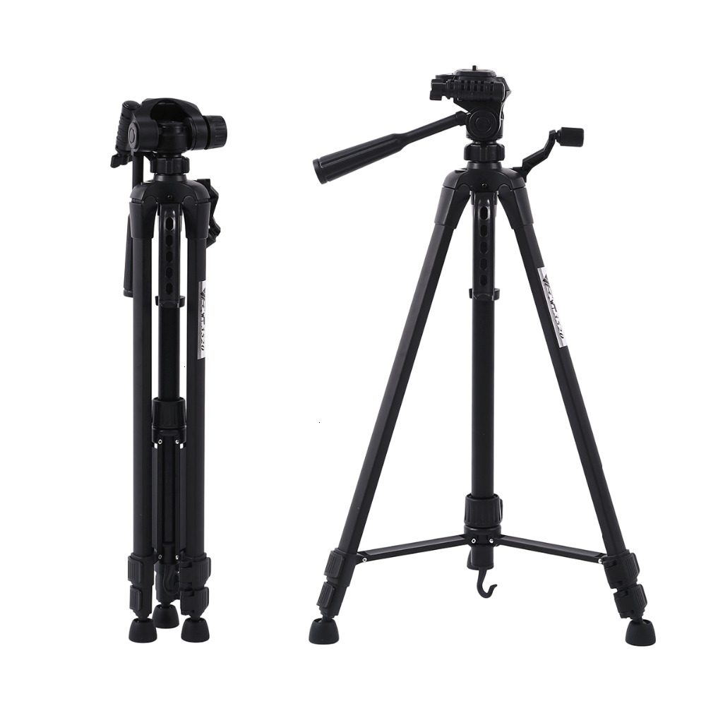 Andoer 5-section t/élescopique en fibre de carbone l/ég/ère photographie DSLR appareil photo monopode Support pliable Stand monopode Base Mini tr/épied pour cam/éscope appareil photo reflex num/érique