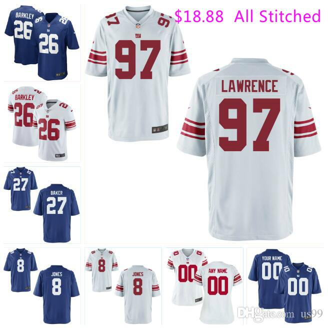 

Mens Daniel Jones Jersey 97 Dexter Lawrence 27 Deandre Baker Vapor Untouchable MEN WOMEN YOUTH Draft american football jerseys white 4xl