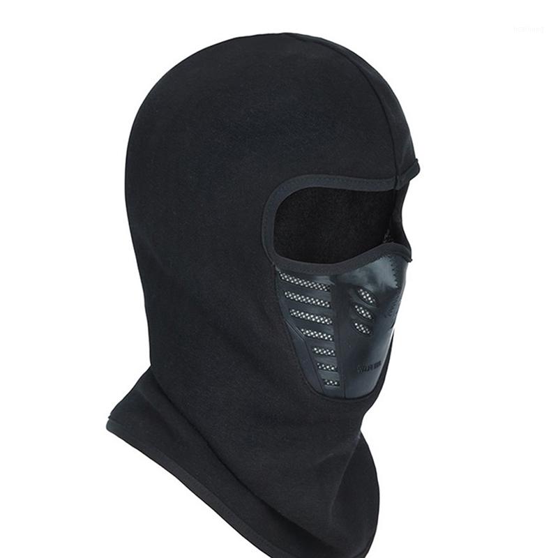 

Hooded Neck Warmer Cycling Face Mask Outdoor Winter Sport Face Mask for Men Cycling Masked capOutdoor Winter Neck Warm1, Black