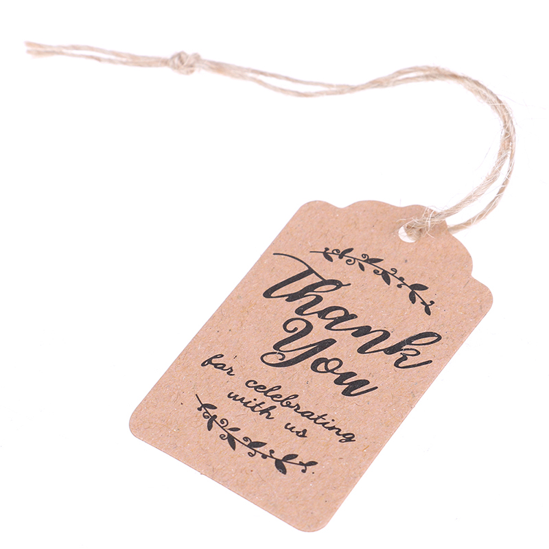10 Kraft White Gift Tags Wedding Favour Love is Sweet Bomboniere Personalised