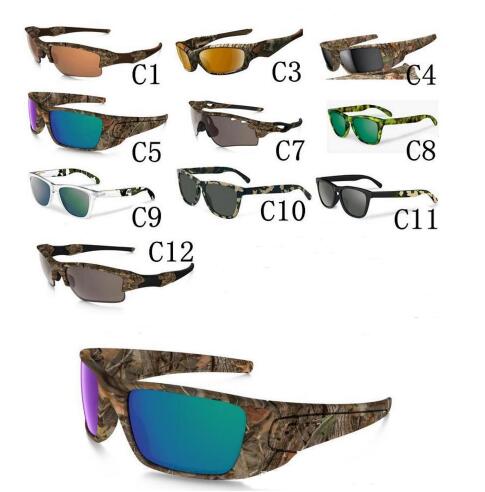 

10pcs newest SUMMER MEN sports Camouflage SUNglasses Camouflage protective glasses women Mossyoak Realtr sunglasses cycling glasses