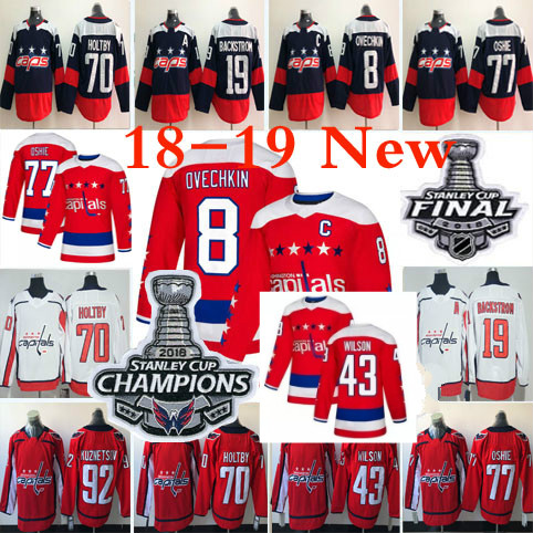 

Customize Any Name Washington Capitals Alex Ovechkin Nicklas Braden Holtby TJ Oshie Wilson Kuznetsov Hagelin Hockey Jersey Men Women Youth, Without patch